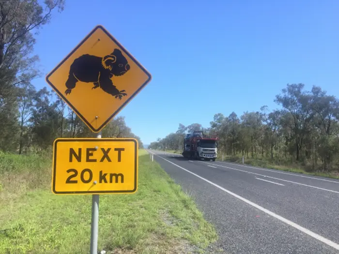 オーストラリアの道路
